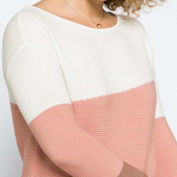 Evolution by Cyrus Color Block Sweater NWT - Picture 2 of 14